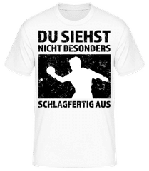 Tischtennis Schlagfertig · Männer T-Shirt B&C