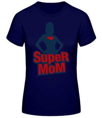 Super Mom Icon - T-shirt standard Femme - Bleu marine - Devant