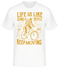 Life Is Like Riding A Bicycle · T-shirt homme B&C