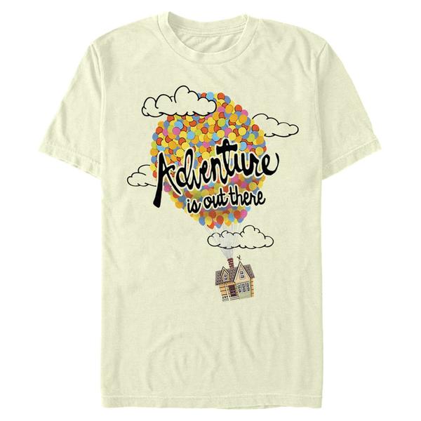 Aperçu: Pixar - Là-haut - Balóny Adventure - Homme T-shirt - Crème - Devant