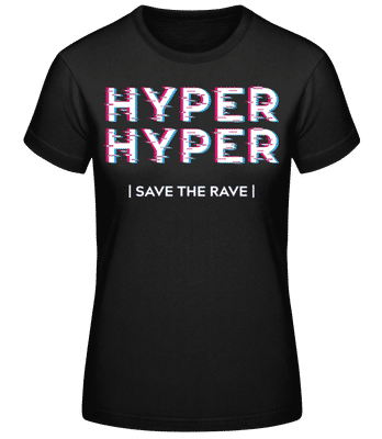 Hyper Hyper - Women's Basic T-Shirt - Black - Front
