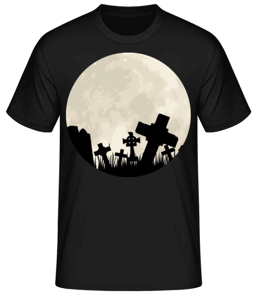 Vorschau: Gothic Scenery Circle - Männer Basic T-Shirt - Schwarz - Vorne