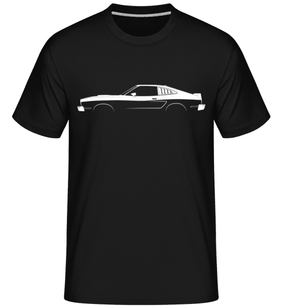 Aperçu: 'Ford Mustang II Cobra 1977' Silhouette -  T-Shirt Shirtinator homme - Noir - Devant