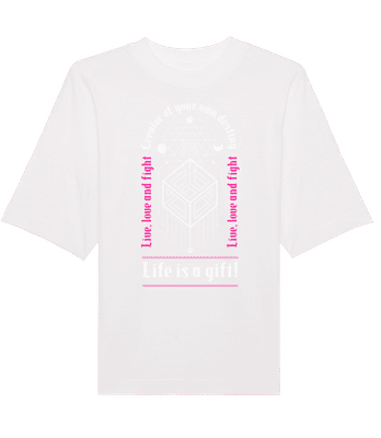 Creator Of Your Own Destiny - T-shirt Bio unisexe Stanley Stella extra large - Blanc - Devant