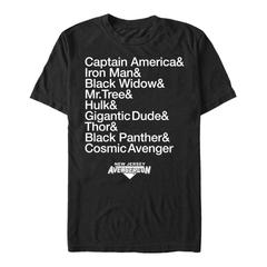 Marvel - Ms. Marvel - Group Shot Ms. Name List Con - Men's T-Shirt