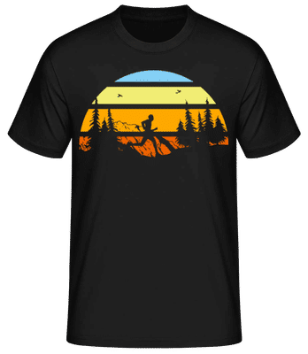 Mountain Run - Pánske basic tričko - Čierna - Predné