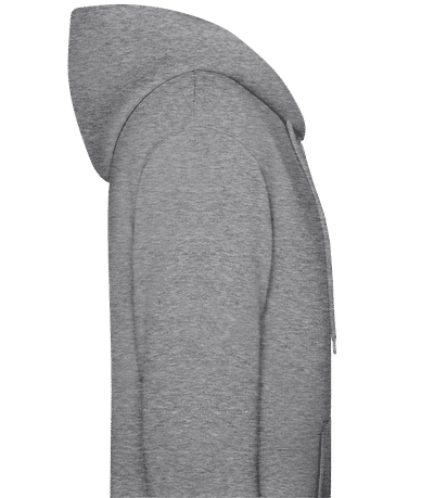 Sudadera orgánica unisex con cremallera B&C - Gris moteado - derecha