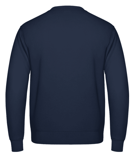 Aperçu: Sourd Sourd Muet Singe - Sweat-shirt classique avec manches set-in - Marine - Hinten
