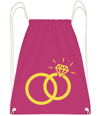 Eheringe - Turnbeutel - Magenta - Vorn