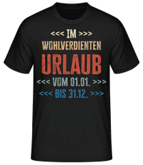 Im Wohlverdienten Urlaub · Männer Basic T-Shirt