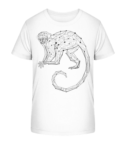 Aperçu: Polygon Singe - T-shirt bio Enfant Stanley Stella 2.0 - Blanc - Devant