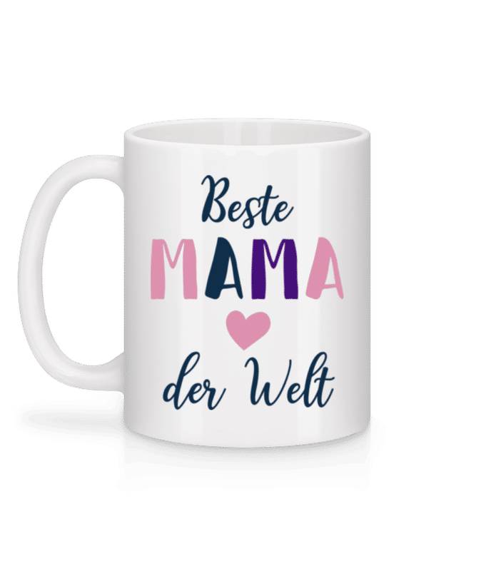 Vorschau: Beste Mama Der Welt - Tasse - Weiß - Hinten