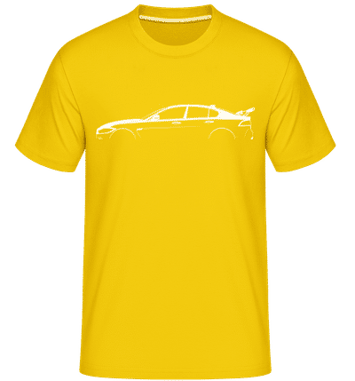 'Jaguar XE Project 8' Silhouette - Shirtinator Men's T-Shirt - Golden yellow - Front