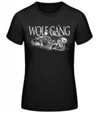 Wolf Gang - Frauen T-Shirt B&C - Schwarz - Vorne