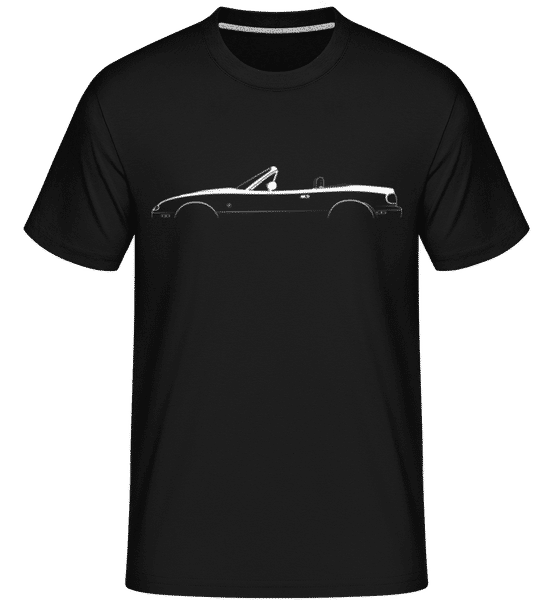 Preview: 'Mazda MX-5 Miata NA' Silhouette - Shirtinator Men's T-Shirt - Black - Front