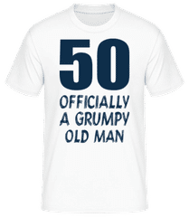 Officially Grumpy Old Man 50 · Männer Basic T-Shirt