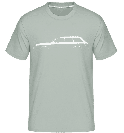 'Audi RS2 Avant' Silhouette -  Shirtinator Men's T-Shirt - Mint Green - Front