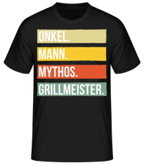 Onkel Mann Mythos Grillmeister · Männer Basic T-Shirt