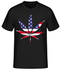 Cannabis Flag USA · Camiseta básica para hombre