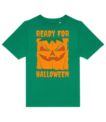 Ready For Halloween - Kids B&C T-Shirt - Kelly green - Front