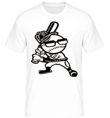 Brooklyn Baseball -  T-Shirt Shirtinator homme - Blanc - Devant