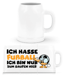 Hasse Fußball Zum Saufen Hier · Bierkrug