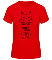 Katzenlady Mother Of Cats · Frauen Basic T-Shirt