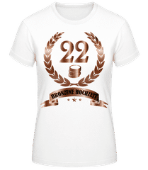 22 Jahre Bronzene Hochzeit · Frauen T-Shirt B&C