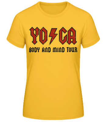 Yoga Body And Mind - Women's Basic T-Shirt - Golden yellow - Front