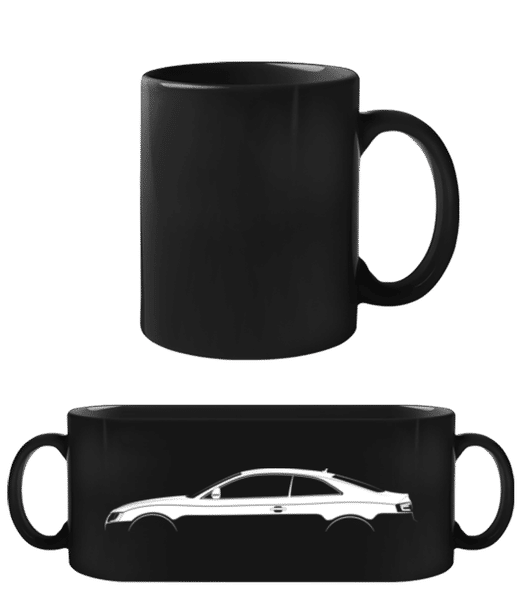 Aperçu: 'Audi A5 8F' Silhouette - Tasse Noire - Noir - Devant