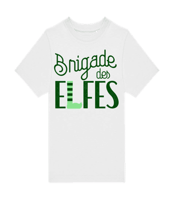 Brigade Des Elfes - T-shirt homme B&C - Blanc - Devant