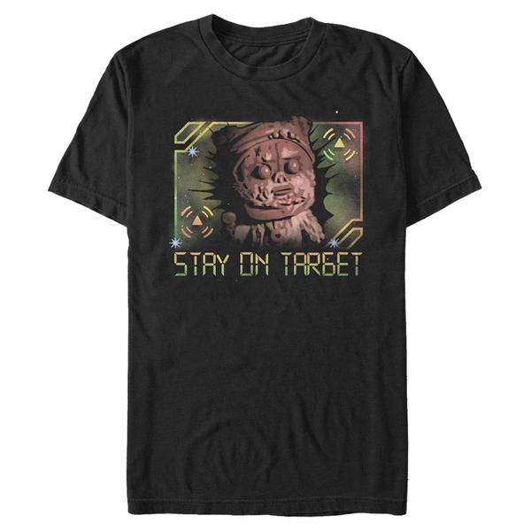 Aperçu: Star Wars - Squadrons - Ewoks Stay on Target - Homme T-shirt - Noir - Devant