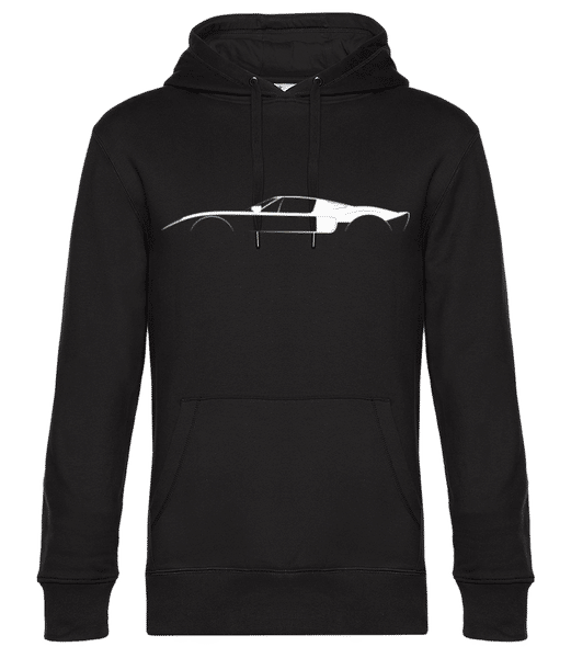 Aperçu: 'Ford GT (2005)' Silhouette - Sweat à capuche premium Unisexe - Noir - Devant