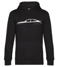 'BMW X6 M (E71)' Silhouette - Men’s Standard Hoodie - Black - Front