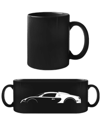 'Bugatti Veyron' Silhouette · Schwarze Tasse