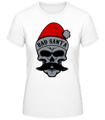 Bad Santa Skull Mustache · T-shirt femme B&C