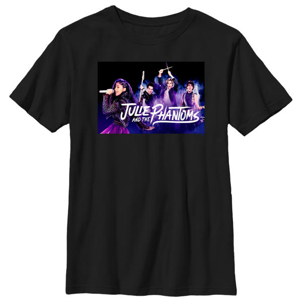 Aperçu: Netflix - Julie And The Phantoms - Skupina Julie Jump - Enfant T-shirt - Noir - Devant