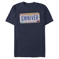 Pixar - Onward - Guinevere GWNIVER Plate - Männer T-Shirt - Marine - Vorne