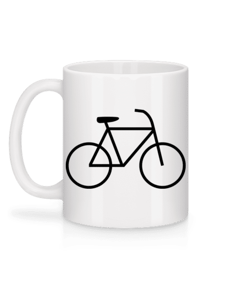 Aperçu: Vélo - Mug en céramique blanc - Blanc - Derrière