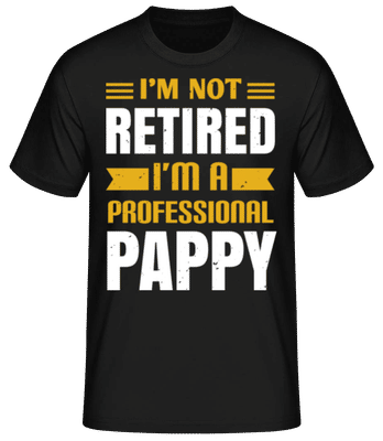 I'm A Professional Pappy - Men's Basic T-Shirt - Black - Front