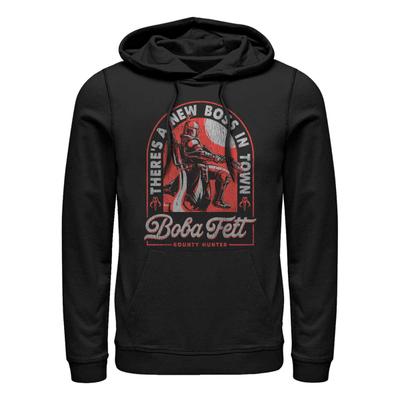 Star Wars - Book of Boba Fett - Boba Fett The New Boss - Unisex Mikiny s kapucí - Černá - Napřed