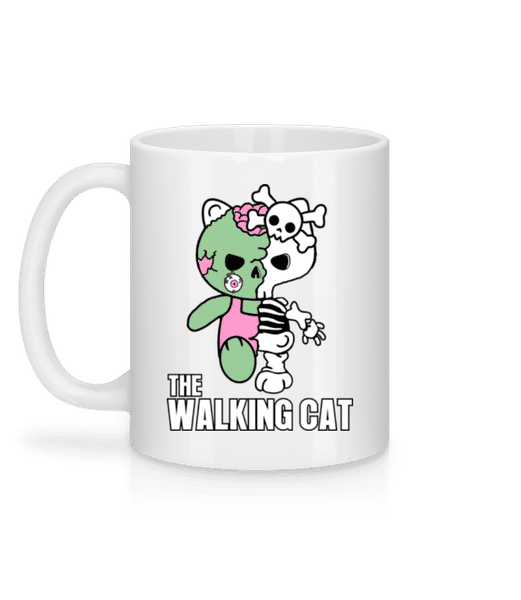 Preview: The Walking Cat - Mug - White - Back