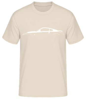 'Nissan 350Z' Silhouette - T-shirt standard Homme - Crème - Devant