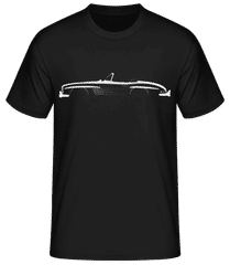 'Mercedes 300 SL Roadster' Silhouette · Pánské basic tričko