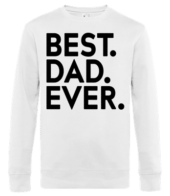 Best Dad Ever 2 - Sweat-shirt standard pour homme - Blanc - Devant