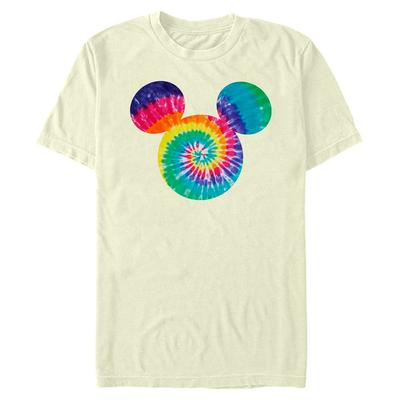 Disney - Mickey Mouse - Mickey Tie Dye Fill - Homme T-shirt - Crème - Devant