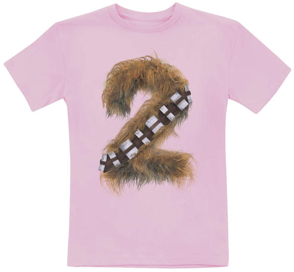 Aperçu: Star Wars - Chewbacca Hairy Two - Birthday - Enfant T-shirt - Rose - Devant