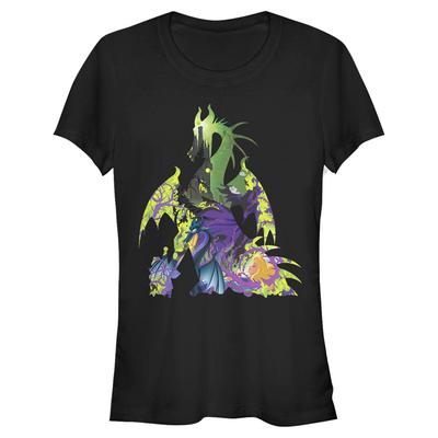 Disney - Sleeping Beauty - Skupina Dragon Form - Femme T-shirt - Noir - Devant