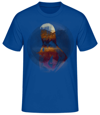 Model Modern - Men's Basic T-Shirt - Royal blue - Front