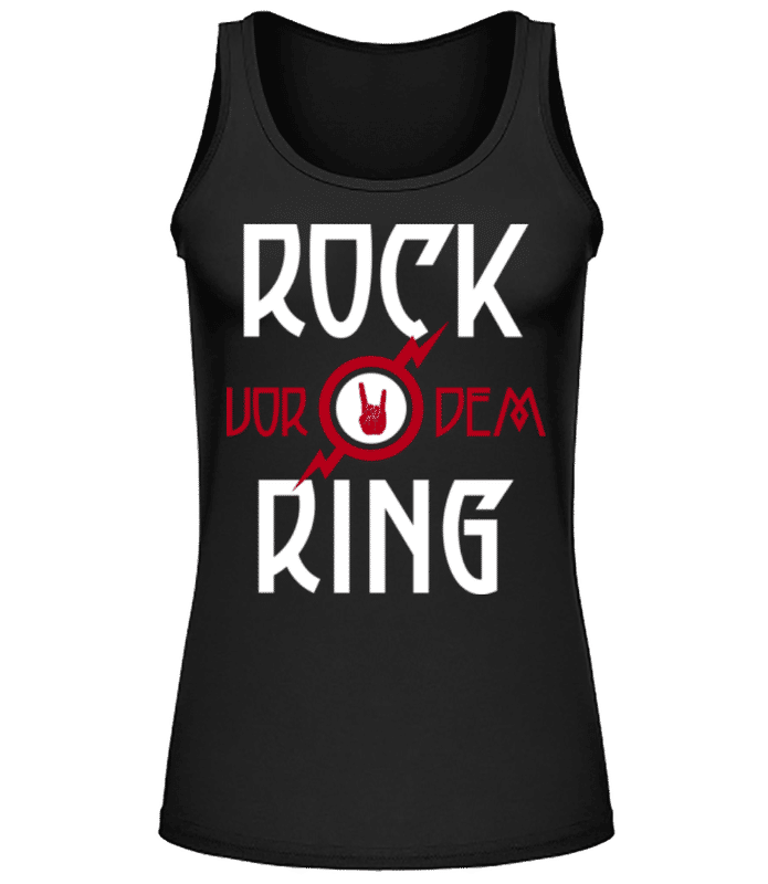 Vorschau: JGA Rock Vor Dem Ring - Frauen Tank Top - Schwarz - Vorne